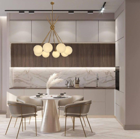 Люстры на штанге — Подвесная люстра Milosh Tendence 0763CL-8AB купить в  Люстры на штанге — Подвесная люстра Milosh Tendence 0763CL-8AB купить в