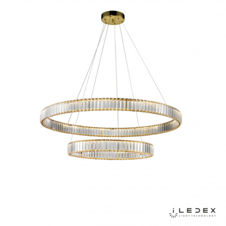 Люстры каскадные — Каскадная люстра iLedex 10920P/2-60W-3000K (10/6) GL-CL купить в  Люстры каскадные — Каскадная люстра iLedex 10920P/2-60W-3000K (10/6) GL-CL купить в