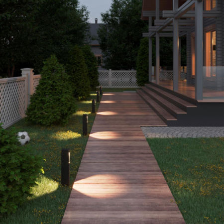 Низкие уличные фонари — Садово-парковый светильник Odeon Light 6658/14GL купить в 