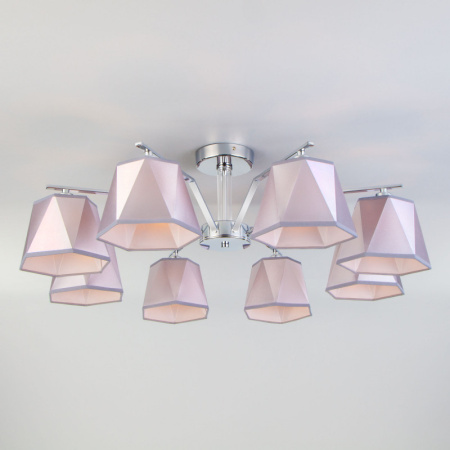 Люстры на штанге — Люстра на штанге Eurosvet 60076/8 хром купить в 