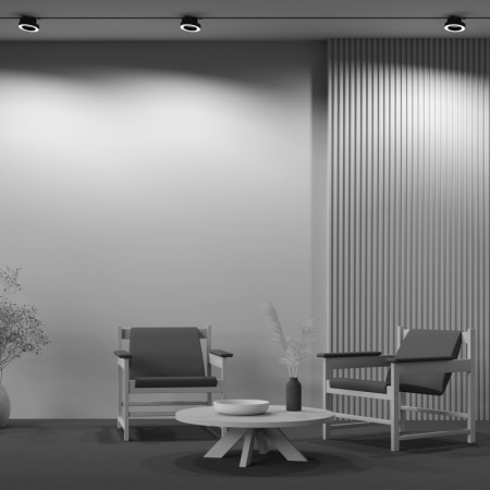 Трековые светильники — Светильник на шине Maytoni Technical TR044-1-12W3K-B купить в 