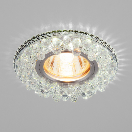 Встраиваемые точечные светильники — Встраиваемый светильник Elektrostandard 2211 MR16 CL прозрачный купить в 