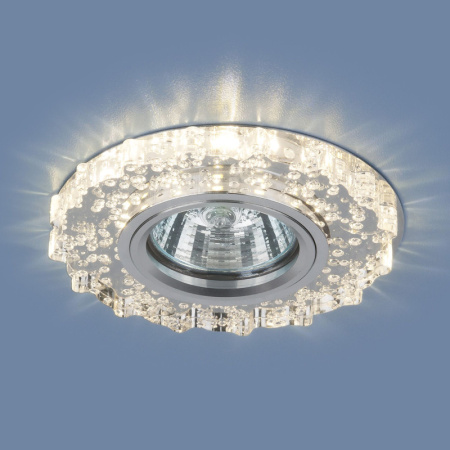 Встраиваемые точечные светильники — Встраиваемый светильник Elektrostandard 2202 MR16 CL прозрачный купить в 