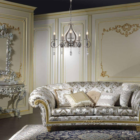 Люстры подвесные — Подвесная люстра Lumien Hall Ауэрель 2031/5H-SNCR-CL купить в 