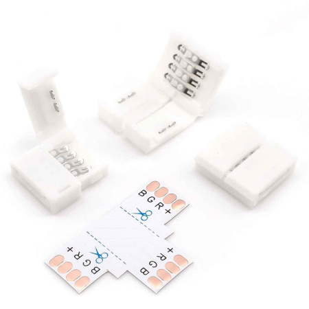 Светодиодные ленты — Коннектор T-образный для RGB светодиодной ленты 5050 Apeyron 12/24V 09-09 купить в 