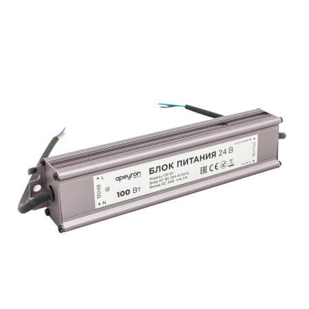 Блоки питания для светодиодной ленты — Блок питания Apeyron 24V 100W IP67 4,2A 03-113 купить в  Блоки питания для светодиодной ленты — Блок питания Apeyron 24V 100W IP67 4,2A 03-113 купить в