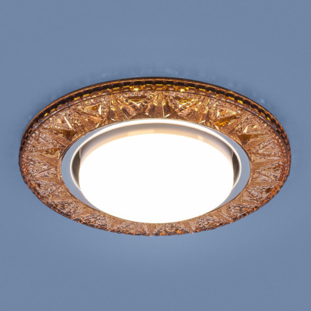 Встраиваемые точечные светильники — Встраиваемый светильник Elektrostandard 3022 GX53 GD золото купить в 