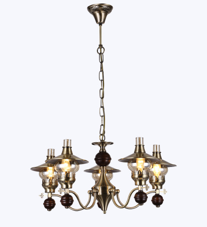 Люстры подвесные — 4713/5 бронза купить в 