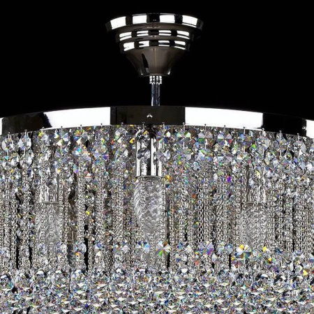 Потолочные люстры — Потолочная люстра Artglass Persida Nickel CE купить в 