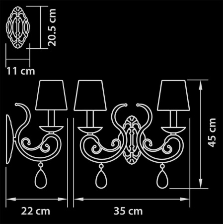 Потолочные светильники — Бра Osgona Ricerco 693622 купить в 