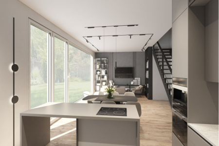 Трековые светильники — Светильник на шине Denkirs DK5350-BK купить в 