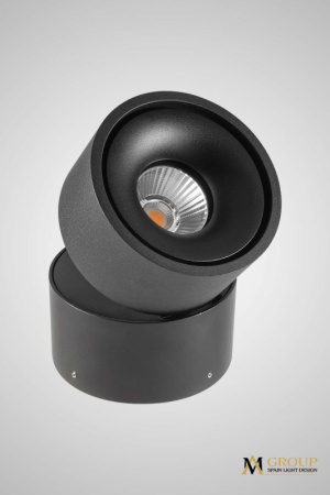 Накладные точечные светильники — Накладной светильник AM Group AM160 BK купить в 