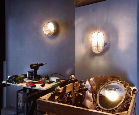 Свет для улицы — Уличный настенный светильник Deko-Light Syrma Oval Grey 401013 купить в 