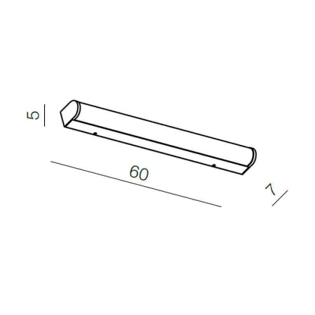 Настенные бра — Настенный светильник Azzardo Petra 60 AZ2472 купить в 