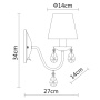 Настенные бра — Бра ARTE Lamp A9123AP-1CC купить в  Настенные бра — Бра ARTE Lamp A9123AP-1CC купить в