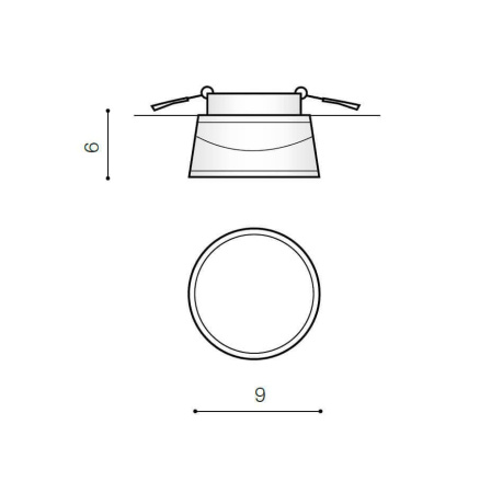 Накладные светильники — Накладной светильник Azzardo Una AZ2772 купить в 