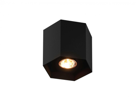 Накладные светильники — Потолочный светильник Zumaline Polygon cl 1l 20035-BK купить в 