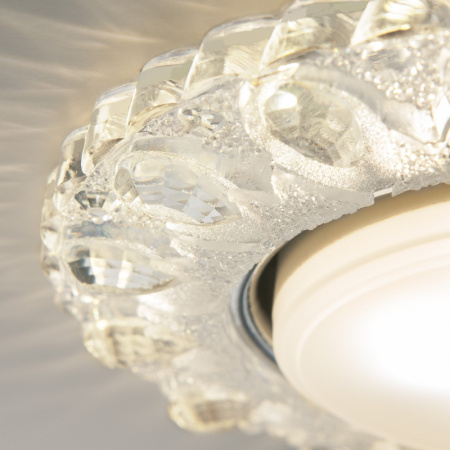 Встраиваемые точечные светильники — Встраиваемый светильник Elektrostandard 3026 GX53 CL прозрачный купить в 