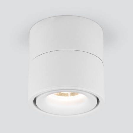 Накладные точечные светильники — Накладной светильник Elektrostandard DLR031 15W 3000K белый матовый купить в 