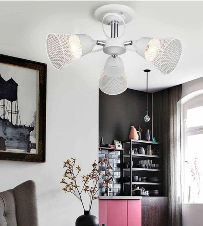 Люстры на штанге — Потолочная люстра Seven Fires Berat WD3525/3C-WT-CR-WT купить в 