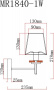 Настенные бра — Бра MyFar MR1840-1W купить в 