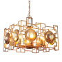 Люстры подвесные — Подвесная люстра Crystal Lux CUENTO SP8 GOLD купить в 