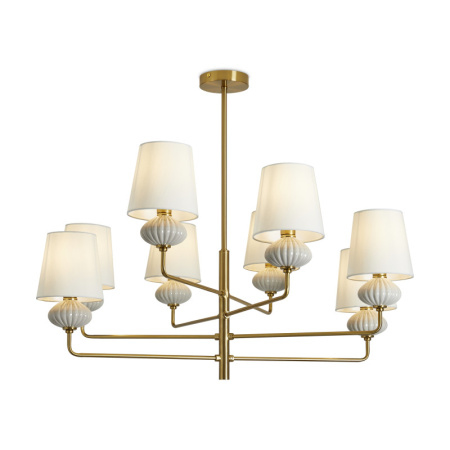 Люстры на штанге — Люстра на штанге Freya FR2029PL-08BS купить в 