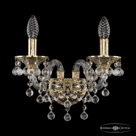 Настенные бра — Бра Bohemia Ivele Crystal 16109B/2/141 G купить в 