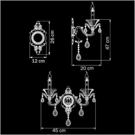 Потолочные светильники — Бра Osgona Ampollo 786622 купить в 