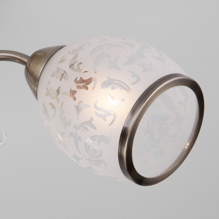 Люстры на штанге — Люстра на штанге Eurosvet 30026/3 античная бронза купить в 