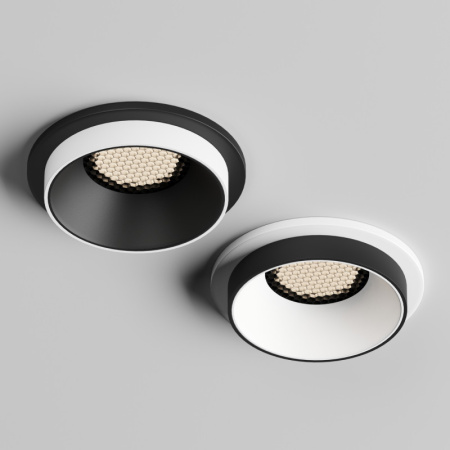 Встраиваемые точечные светильники — Встраиваемый светильник Denkirs DK2400-BK купить в 