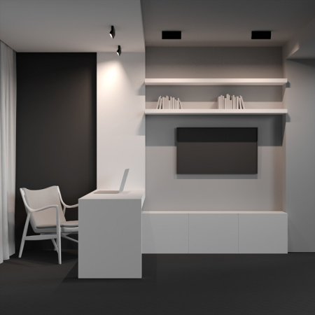 Накладные светильники — Накладной светильник Maytoni Technical C133CL-12W4K-B купить в 