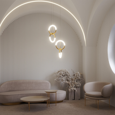 Подвесные светильники — Подвесной светильник Maytoni MOD165PL-L18G3K купить в 