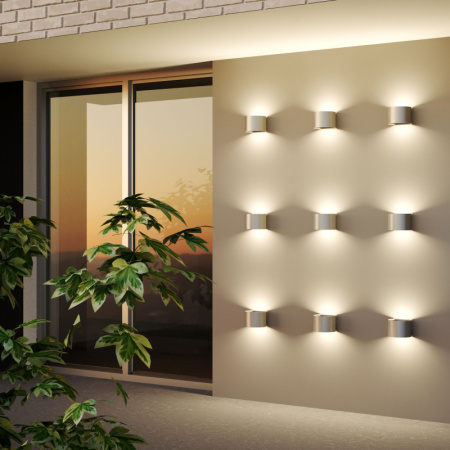 Уличные настенные светильники — Светильник настенный Elektrostandard 1518 TECHNO LED BLADE алюминий купить в 