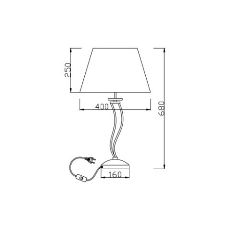 Настольные лампы — Настольная лампа Vele Luce VL1764N01 купить в 