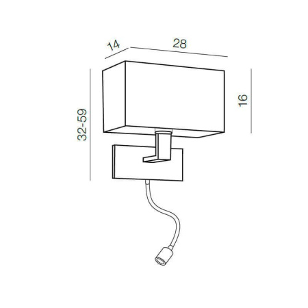 Потолочные светильники — Бра Azzardo Martens wall LED AZ1558 купить в 