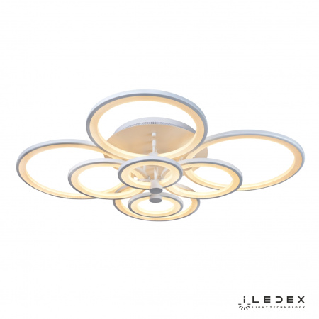 Свет для дома — Потолочная люстра iLedex Ring A001/8 WH купить в  Свет для дома — Потолочная люстра iLedex Ring A001/8 WH купить в