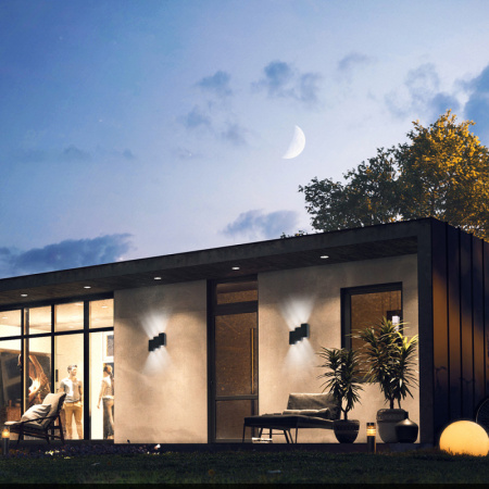 Уличные настенные светильники — Светильник настенный Feron 11704 купить в 