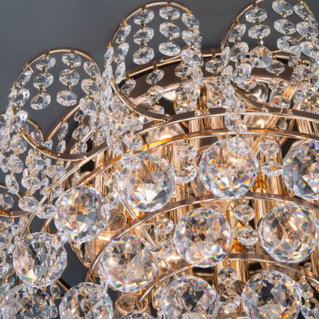 Люстры накладные — Накладная люстра Eurosvet 16017/9 золото Strotskis купить в 