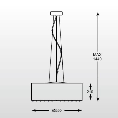 Люстры подвесные — Подвесная люстра Zumaline Blink P0173-07W-F4B3 купить в 