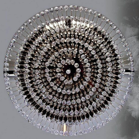 Потолочные люстры — Потолочная люстра Artglass Persida Nickel CE купить в 