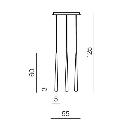 Подвесные светильники — Подвесной светильник Azzardo Stylo 3 AZ0118 купить в 