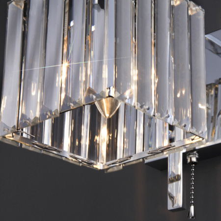 Настенные бра — Бра Eurosvet 10126/1 хром/прозрачный хрусталь Strotskis (10117/1) купить в 