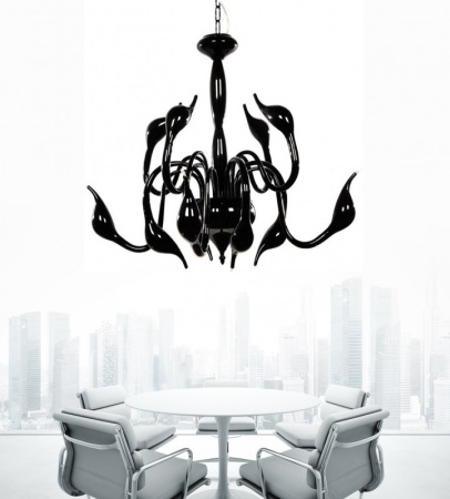 Люстры подвесные — Подвесная люстра Lumina Deco LDP 6028-12 BK купить в 