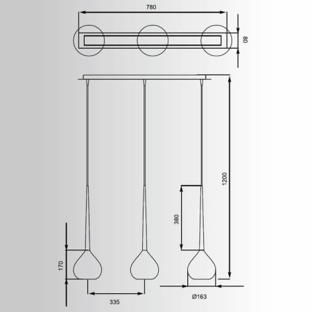 Подвесные светильники — Подвесной светильник Zumaline Libra MD2128B-3W купить в 