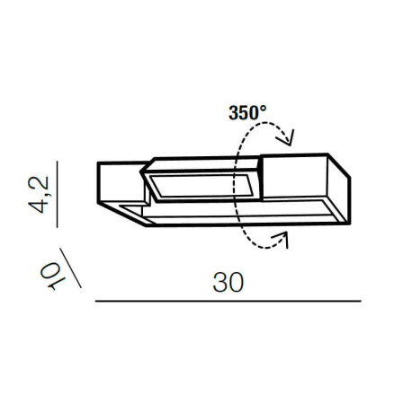 Настенные бра — Настенный светильник Azzardo Dali 30 AZ2883 купить в 