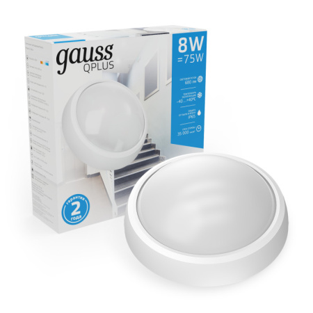 Пылевлагозащищенные светильники — Пылевлагозащищенный светильник Gauss 141411308 купить в 