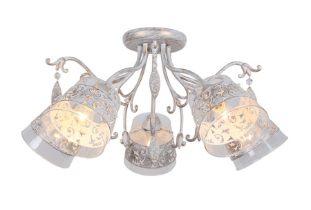 Люстры накладные — Накладная люстра ARTE Lamp A9081PL-5WG купить в  Люстры накладные — Накладная люстра ARTE Lamp A9081PL-5WG купить в
