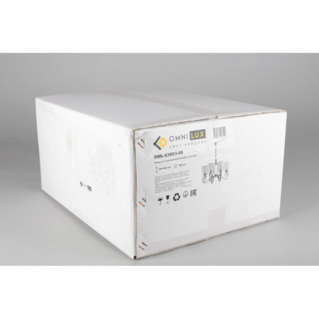 Люстры подвесные — Подвесная люстра Omnilux OML-63803-08 купить в 