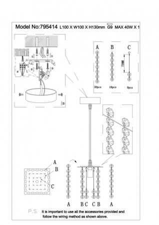 Подвесные светильники — Подвесной светильник Lightstar 795414 купить в 